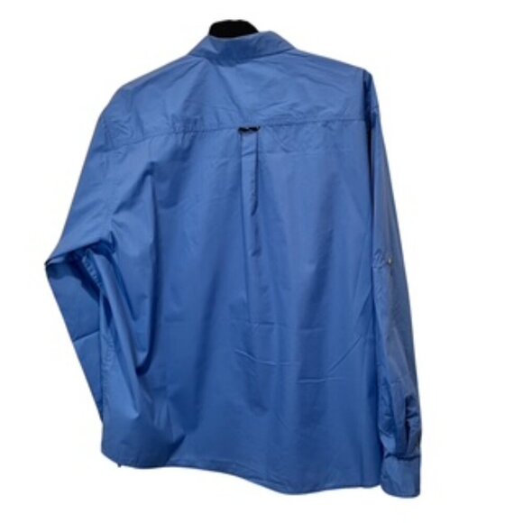 NEW Wrangler Work Shirt Blue Long Sleeve Quick Dry Mens Size 3XL - Picture 5 of 12